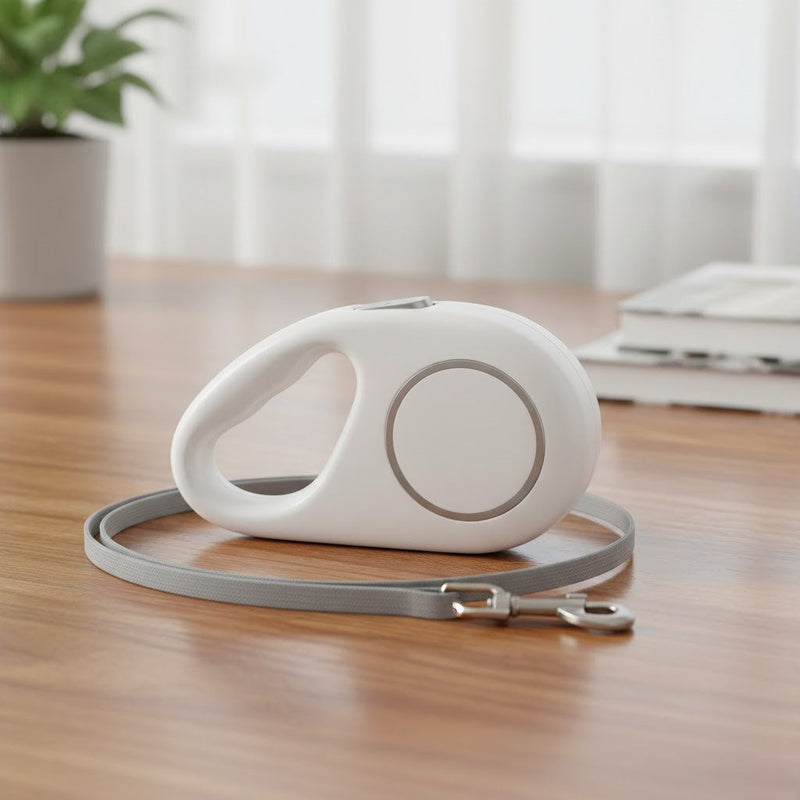 Sleek heavy-duty retractable dog leash