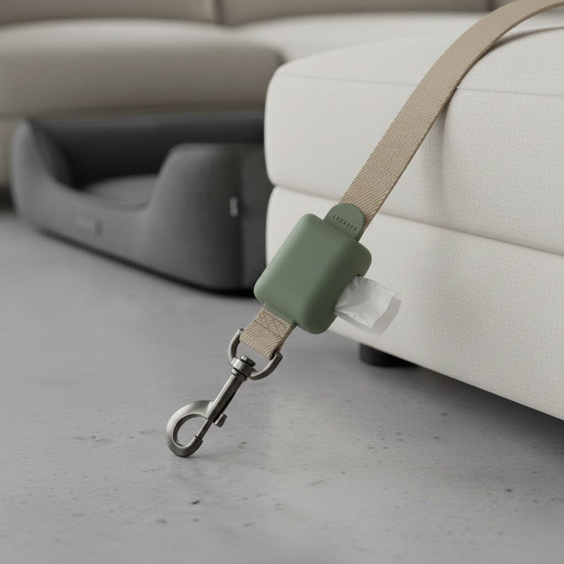 Silicone dog poop bag holder dispenser