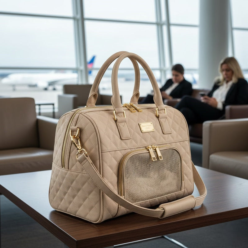 Aesthetic airline approved soft dog carrier