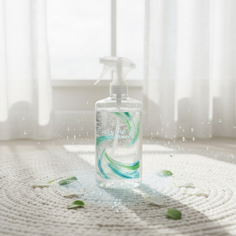 Enzyme pet stain and odor remover spray