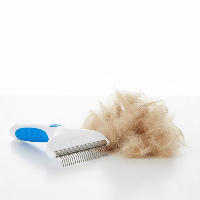 Professional dog deshedding tool brush