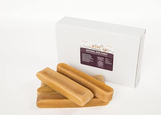 KATHMANDU'S Authentic Yak Cheese Himalayan Dog Chews - All Natural and Protein-Rich Nutrition Dog Treats, Long Lasting Chews for Aggressive Chewers, Odor & Gluten Free Yak Chew | Jumbo (Pack of 5)