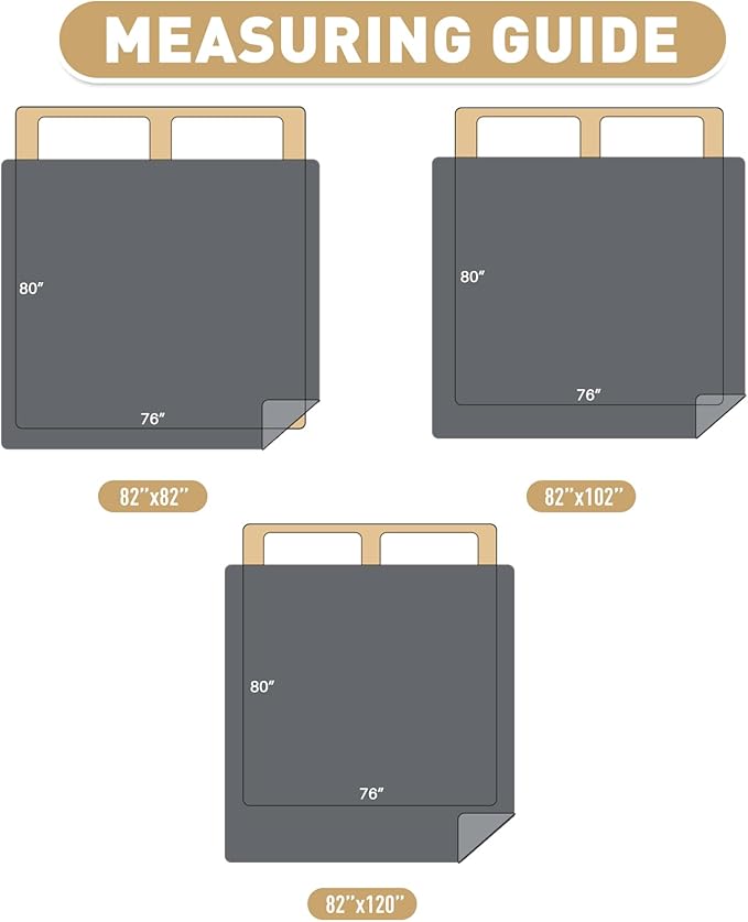 ZNSAYOTX Ultimate Cozy Blankets (82"x120") 100% Waterproof Bed Mat Blanket for Dog Pets, Couch Sofa Protector with Non-Slip Back Washable Durable, Pee Scratch Proof Easy to Clean (Beige)