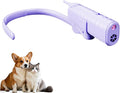 Pet Hair Dryer, Neck-Hanging Dog Dryer for Pet Grooming with 3 Speeds 4 Temp, Dog Blow Dryer for Small to Medium Pets with Stand, for Pet Salon Grooming, Powerful Airflow for Rapid Drying(Purple)