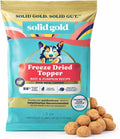 Solid Gold Freeze Dried Dog Food - W/Real Beef, Pumpkin & Superfoods - Freeze Dried Raw Dog Food Toppers for Picky Eaters to Serve as a Nutrient-Dense Meal Topper or High Protein Treats - 1.5oz