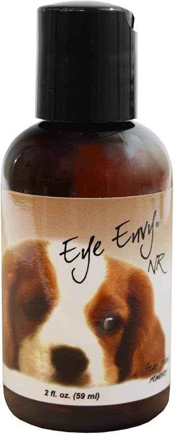 Eye Envy Tear Stain Remover Solution for Dogs. 100% Natural, Safe. Treats The Cause of Stains. Recommended by AKC Breeders, Vets, Handlers, Groomers. Contains Colloidal Silver. 2 oz. Made in USA