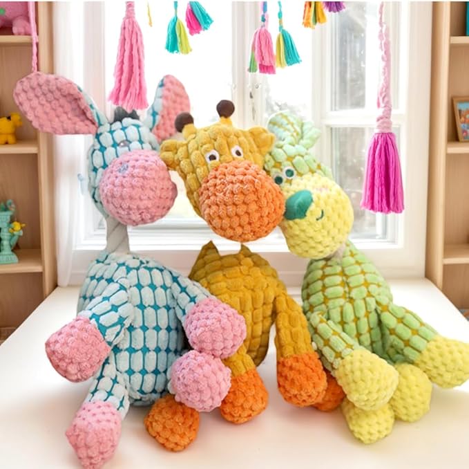 Indestructible Dog Toy, 2026 New Dog Toys for Aggressive Chewers Small Medium Large Breed, Interactive Squeaky Christmas Dog Toys Pet Plush Toy for Teething (Green)