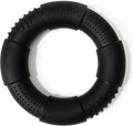 Natural Rubber Dog Ring Toy for Large Aggressive Chewers - Lifetime Replacement - Indestructible Tug Fetch Toy for Large Breed - Durable Tough Dog Chew Toy for Super Chewer, Black