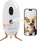 Dog Camera with Treat Dispenser, 2K 330° View Pet Monitor with Phone App, Night Vision, 2.4 &5G WiFi, Interactive 2-Way Audio Speaker, Motion Detection, Smart Home Indoor Cam, No Subscription Fee