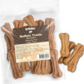 Buffalo Dog Treats Bone 8oz, Natural Low-Fat Chews for Training & Rewards, Limited Ingredient, Dogs & Puppies