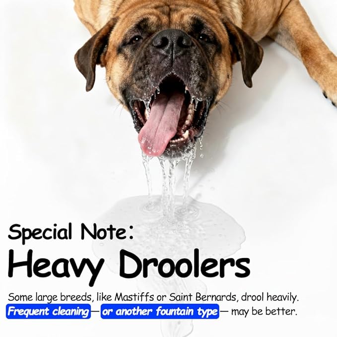 3 Gallon Large Dog Water Fountain - 11L Stainless Steel Pet Fountain with 4 Filters, Ultra Quiet Automatic Dog Water Bowl Dispenser for Extra Large & Multi-pet, Wide Drinking Area, Easy to Clean