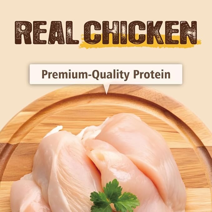 Gootoe Soft Dog Treats, Chicken Jerky - Dog Training Treats; High-Protein, Gluten-Free, Soft Jerky for Dogs, Hypoallergenic, Grain-Free, Cuts, 1 lb