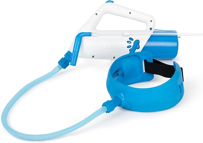 Dog Leash with Built-in Water Dispensing System, Durable Braided Cable, Hands-Free Hydration for Small to Large Dogs, Travel & Outdoor Ready (Medium)