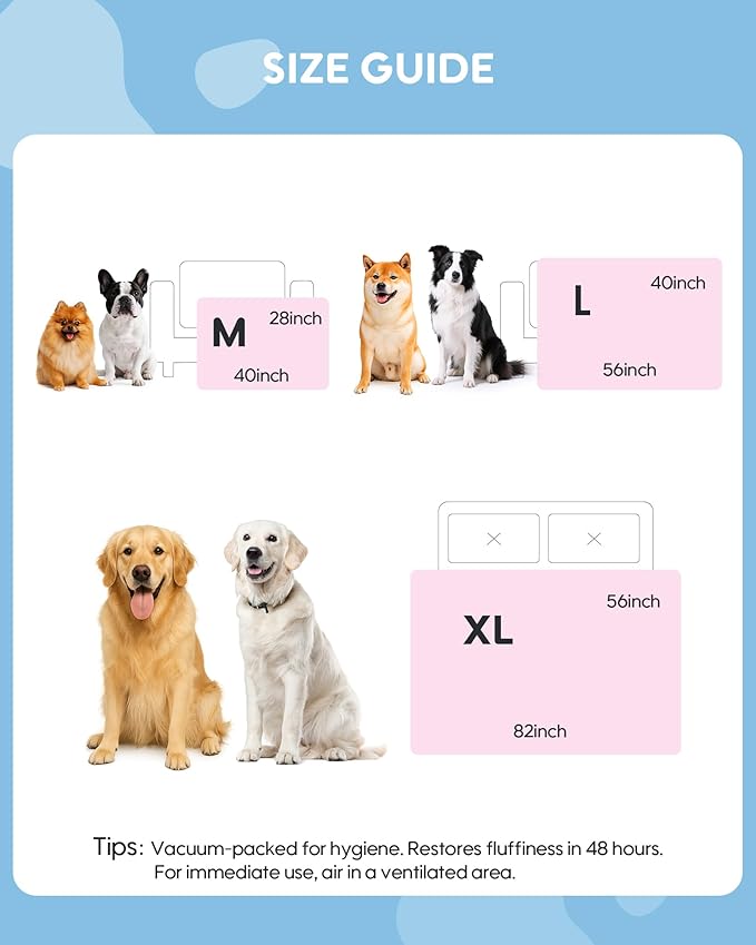 KASBAH Dog Cooling Blanket & Mat, Waterproof Pet Blankets for Couch, Bed and Car Seat, Washable Reversible Dog Blanket Throw (Cool & Warm), Q-MAX >0.5, 28 x 40 Inch