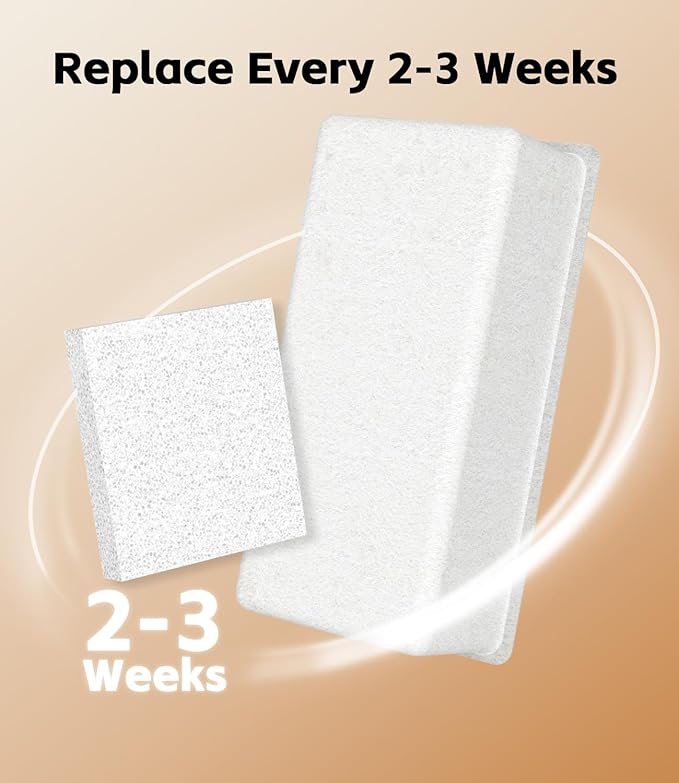 Cat Water Fountain Filter Replacement 12 Packs for UPAWPIA 4L Pet Water Foutain 8 Filters & 4 Sponges Water Filter for Cat Fountain