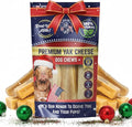 Devil Dog Pet Co. Himalayan Yak Cheese Dog Chews, Large - 3 Pack, 100% Natural & Healthy, Lactose-Free, Long-Lasting Dog Treats, Premium Yak Milk Chew Bones for Dogs