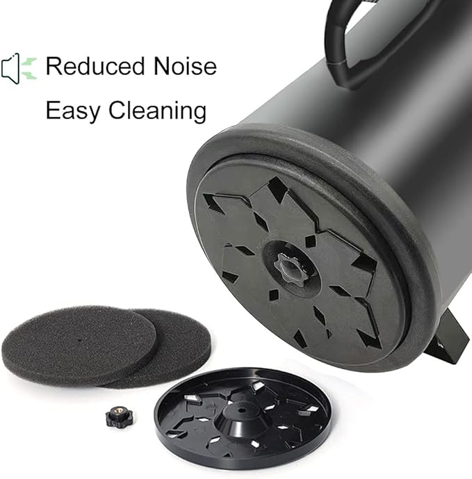 Dog Hair Dryer Quick Dry 2800W Noise Reduction Pet Hair Dryer Home Use Professional Stepless Adjustable Speed Spring Hose 4 Nozzles Dog Blow Dryer for Grooming with Heater