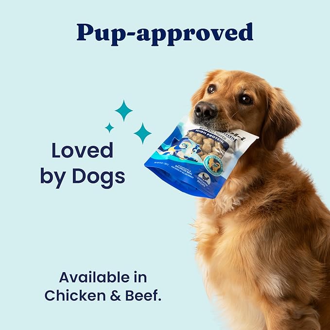 Solid Gold Meatball Dog Food Toppers for Dry Food - High Protein Chicken Meatball Topper for Dogs - Complete Meal, Meal Mix in or Soft Dog Treats - Gut Support - 3 Pack *Refrigerate After Opening*