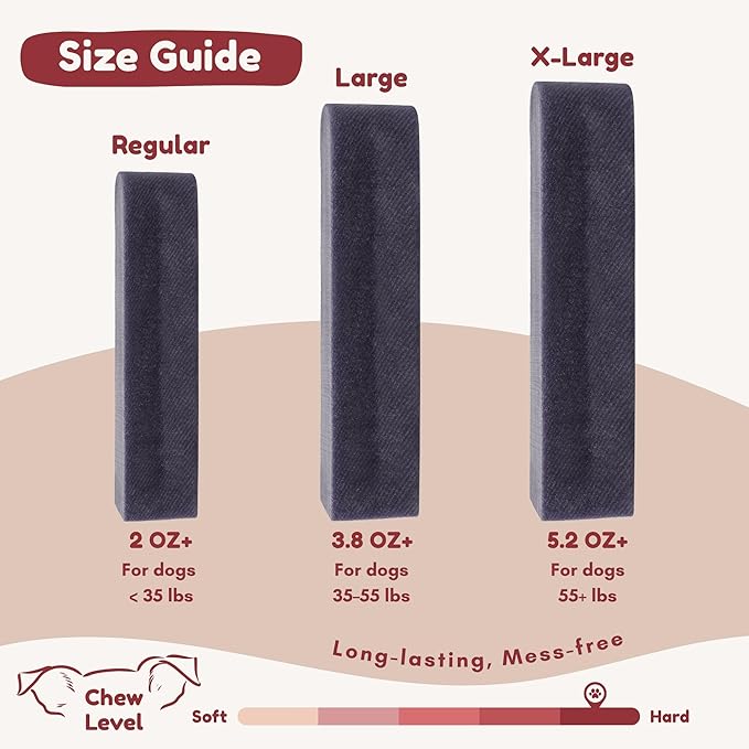 Majestic Pet Himalayan All-Natural Yak Style Cheese Dog Chews Made with 100% Cows Milk- Long Lasting Dental Chew for Dogs - Healthy Pet Treats (Cognitive Support & Vitality, Large, 1 Pack)