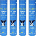 9.49'' Extra Sticky Large Lint Roller Refills, 4-Pack Giant Roller Refills for Carpets, Couch, Floor, Clothing, and Pet Hair Cleaning, 60 Sheets per Roll (240 Sheets Total)