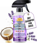 Bodhi Dog Waterless Shampoo - Natural Dry Shampoo for Dogs & Cats - Neutralizes Pet Odor - No Rinse Required - Made of Natural Extracts - Safe for Sensitive Skin - Made in USA - Lavender (17 Fl Oz)