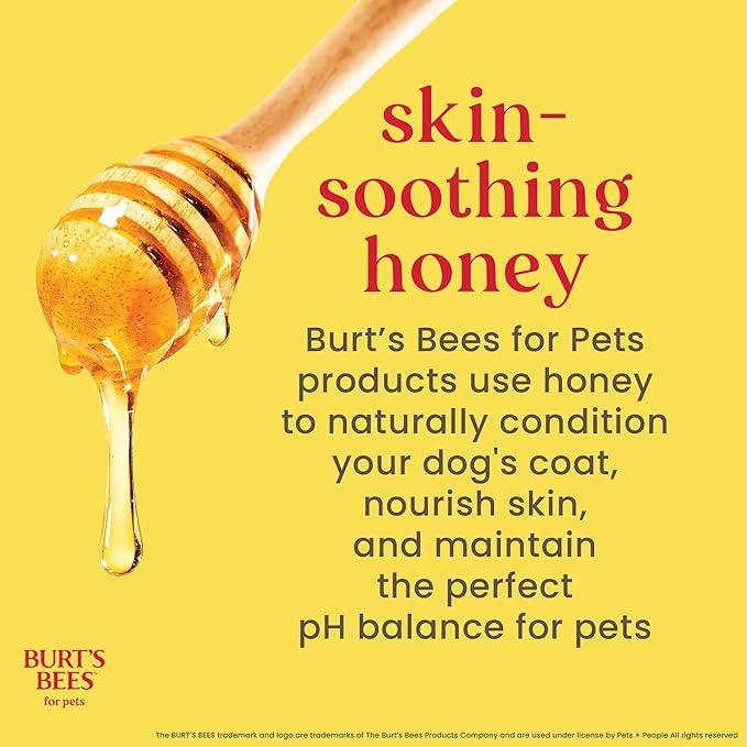 Burt's Bees for Pets Multipurpose Dog Wipes with Honey, 98% Natural Origin Formulas, Hypoallergenic Dogs Wipe, Canine Cleaning Sheets for Paws and Butt, 3 pk, 50ct