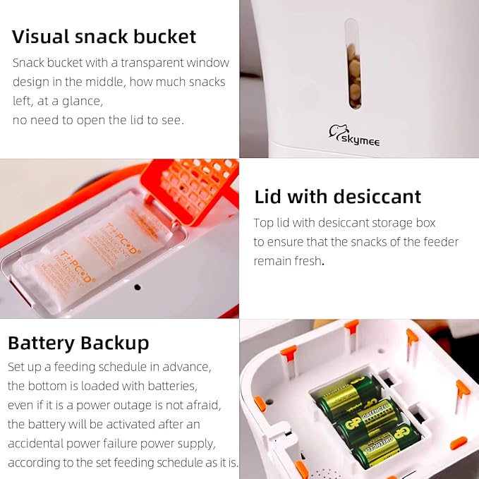 12L 5G WiFi Aautomatic Dog Feeder Large Breed & Automatic cat feeders 1080P Full HD Pet Camera Treat Dispenser Food Dispenser