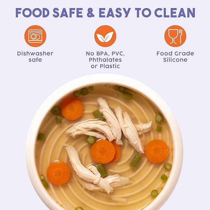 Awoo Lick Dish Silicone Dog & Cat Lick Mat & Slow Feeder with Suction Cups, Non-Slip, Dishwasher Safe, Extend Mealtime, Reduce Anxiety (Periwinkle)