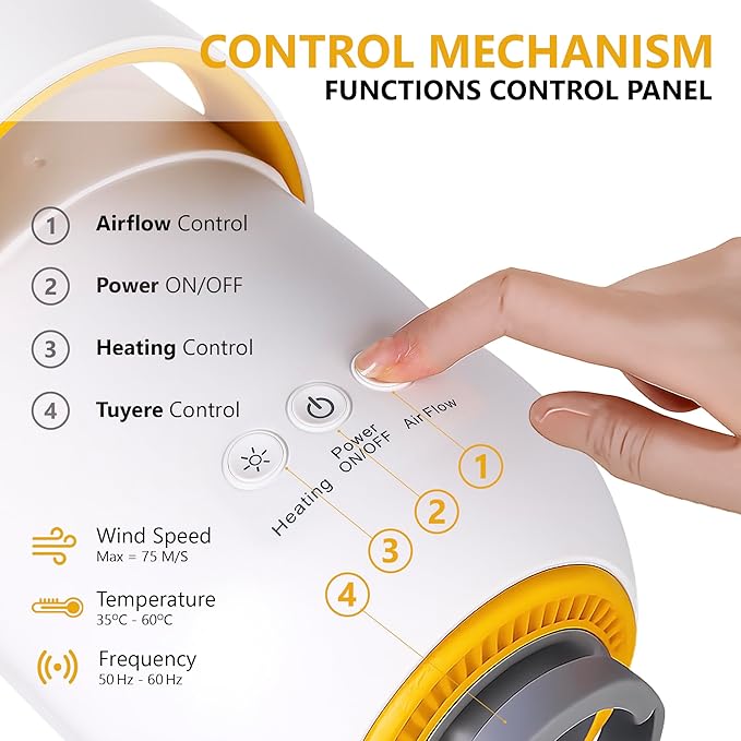 Dog Dryer & Vacuum (2 in 1) - 5.09HP/3800W High Velocity pet Dryer, Control Speed & Temperature, Low Noise Pet Dryer & Dog Grooming Vacuum for Shedding with 4 Nozzles for Home Pet Grooming