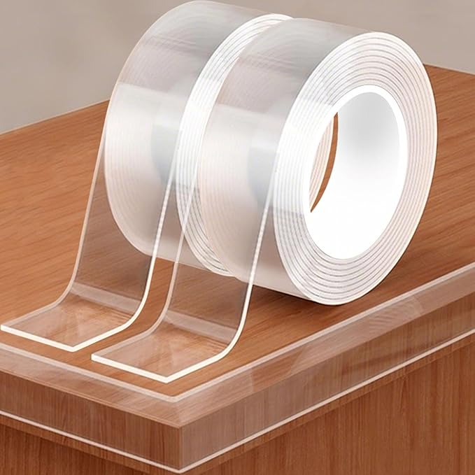 1.4 in x 13.12 ft,Clear Soft Corner Protectors for Furniture Strip,Sharp Edge & Table Bumper,Window Edge,Wall Protector, Soft Corner Guards Safe for Proof,Table Corner Protectors in Family, 2 Rolls Mychampaw