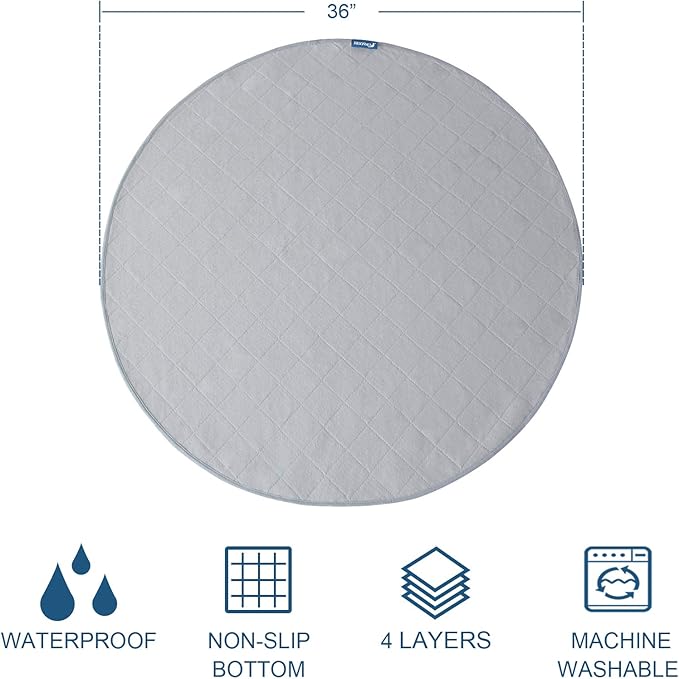 Washable Pee Pads for Dogs 2 Pack, Waterproof Dog Whelping Pads, Reusable Pee Pad Quilted, Fast Absorbing Training Pads for Dogs, Housebreaking Absorption Pads