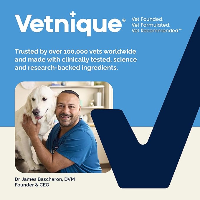 Vetnique Glandex Anal Gland Soft Chew Treats with Pumpkin for Dogs Digestive Enzymes, Probiotics Fiber Supplement for Dogs Boot The Scoot (Bacon Flavor Chews, 120 Count) (Pack of 2)