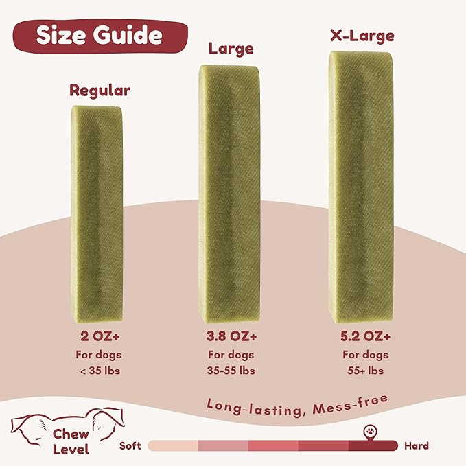 Majestic Pet Himalayan All-Natural Yak Style Cheese Dog Chews Made with 100% Cows Milk- Long Lasting Dental Chew for Dogs - Healthy Pet Treats (Digestive & Immune Support, Regular, 1 Pack)
