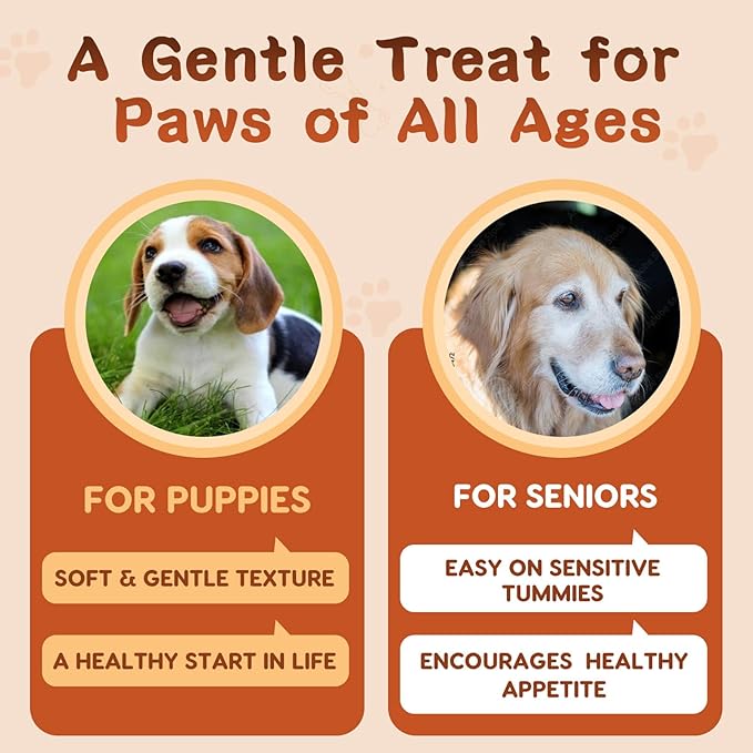 ZEBORA Probiotics for Dogs, Dog Probiotics, for Digestive Health, Plus Pumpkin and Fish Oil, for Gut & Itchy, 180 Soft Chews