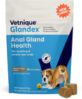 Vetnique Glandex Anal Gland Soft Chew Treats with Pumpkin for Dogs Digestive Enzymes, Probiotics Fiber Supplement for Dogs Boot The Scoot (30ct, Peanut Butter Chews)