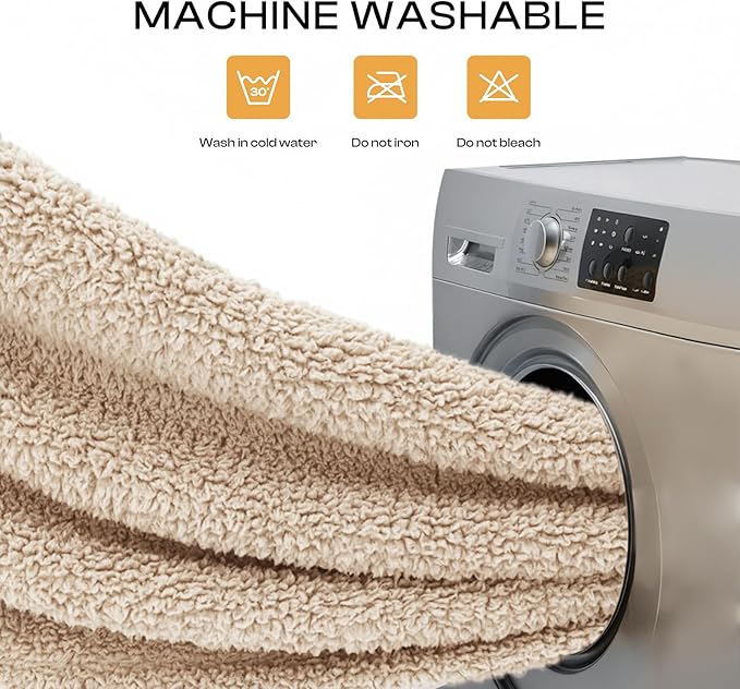 1 Pack 3 Calming Blankets Fluffy Premium Fleece Pet Blanket Soft Sherpa Throw for Dog Puppy Cat Beige Large (41" x31'')