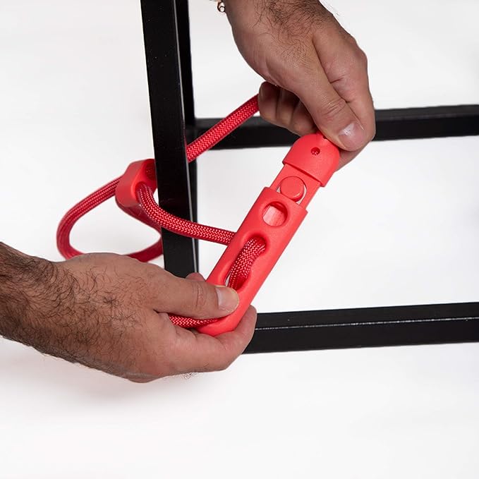 Neon Coral 4-in-1 Hands-Free Dog Leash – Adjustable for Crossbody, Waist, Long Leash, or Tether Use – Stylish, Lightweight, and Comfortable for Everyday Walks