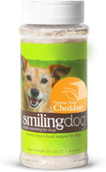 Herbsmith Smiling Dog Kibble Seasoning – Freeze Dried Cheese Food Topper - Premium White Cheddar – All Natural, Human-Grade Topper for Dogs 6.2 oz