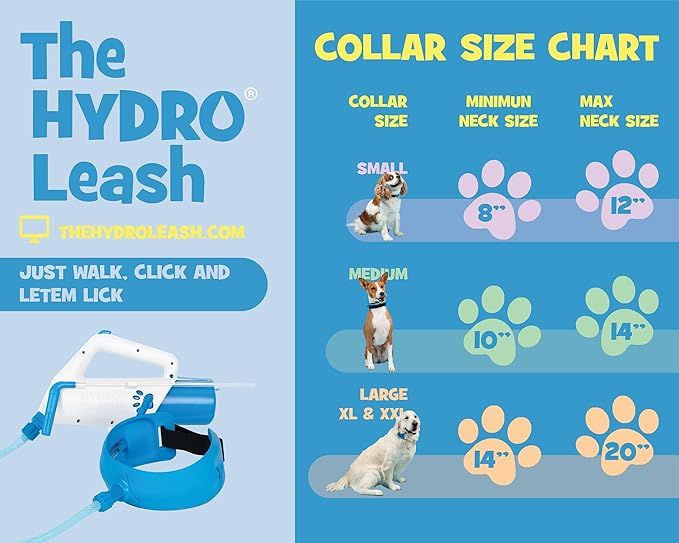 Dog Leash with Built-in Water Dispensing System, Durable Braided Cable, Hands-Free Hydration for Small to Large Dogs, Travel & Outdoor Ready (Medium)