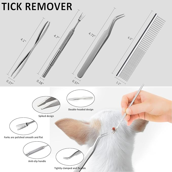 Pet First Aid Kit for Dogs and Cats - Pet Emergency Kit for Camping Hiking Traveling Hunting and Sports Orange