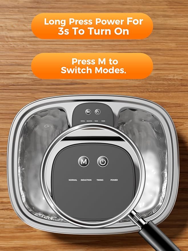 10L/2.64GAL Wireless Water Fountain for Cats Large Dogs for Multi-Pet Homes - Stainless Steel 4000mAh Battery Operated Automatic Pet Water Dispenser with Sensor, Quiet Flowing Bowl - Black