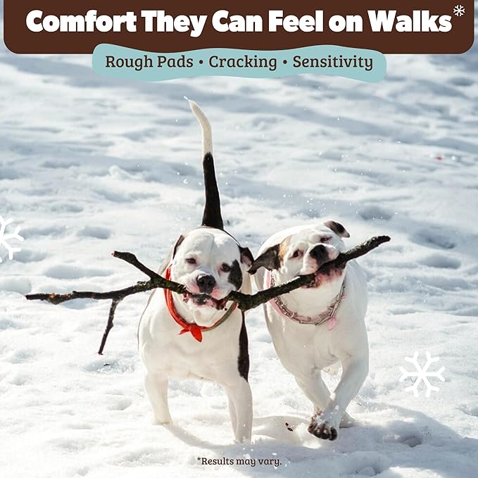 Natural Dog Company PawTection Balm for Dogs, Dog Paw Protector, Moisturizing Dog Paw Balm for Dry, Cracked Pad, Protects Paw from Extreme Weather, Paw Lotion for Allergies & Itching (0.15 oz Stick)