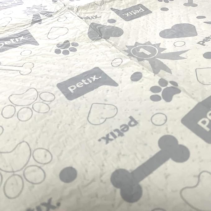 WizSmart Essentials Charcoal XL Training Pads 50 Count – XL Absorbent Puppy & Dog Potty Pads with Odor Control, Leak Resistant Floor Protection, Stay Put Tabs for Crate, Kennel, Indoor Use