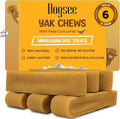 Dogsee Himalayan Yak Chews with Turmeric/Curcumin (XL - 6 Bars, 2lb) | Natural & Long-Lasting | Yak Chews for Large Dogs | Anti-Inflammatory | Supports Oral Hygiene | Rawhide-Free Treats