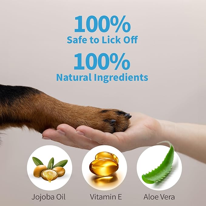 Mooncat Cat Paw Balm – Cat-Specific Paw & Nose Moisturizer for Dry Cracked Pads, Fast Absorbing Lick Safe Natural Botanical Care, Non Greasy Fragrance Free Protection & Repair - 2oz (60ml)