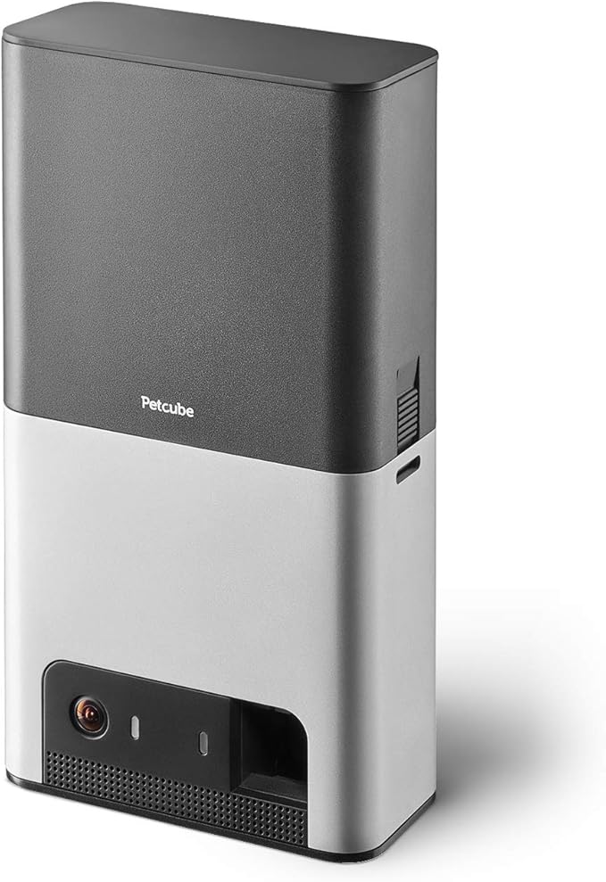 Petcube Bites 2 Wi-Fi Pet Camera with Treat Dispenser & Alexa Built-in, for Dogs and Cats. 1080p HD Video, 160 Full-Room View, 2-Way Audio, Sound/Motion Alerts, Night Vision, Pet Monitor