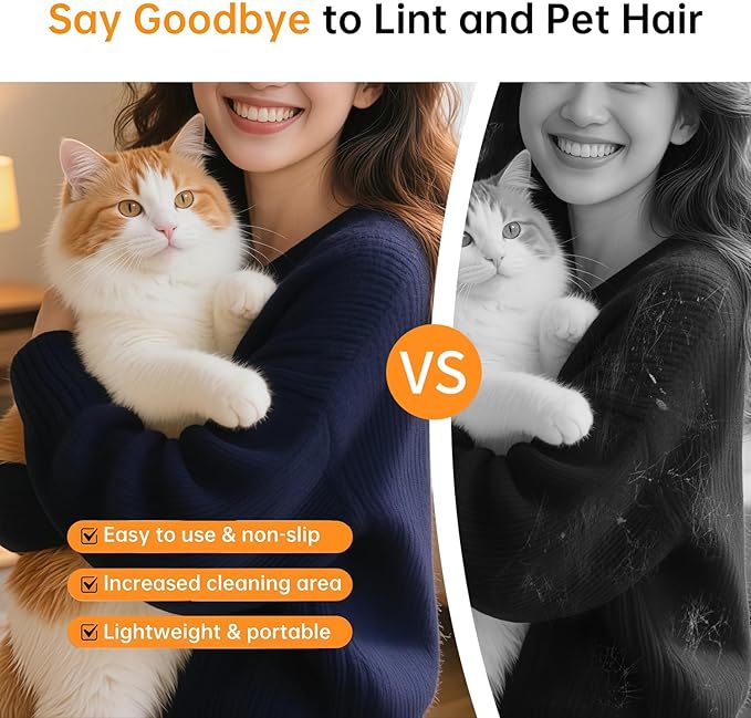 Newly Upgraded Five-Finger Electrostatic Pet Hair Remover Glove for Cats & Dogs Reusable Pet Hair Remover Tool for Clothing, Couch, Carpet, Furniture, Car Seat 3