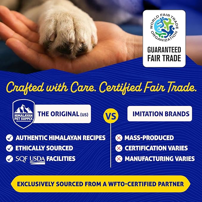 Himalayan Dog Chew Chicken Yak Cheese Dog Chews, The Better-for-You Chew, 100% Natural Long Lasting, Healthy Dog Treats, Lactose & Grain Free, Protein Rich, for Dogs 65 Lbs & Smaller, 4-Count