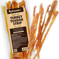 A Freschi srl Turkey Tendons for Dogs, Long-Lasting, Hypoallergenic Rawhide Alternative, Human Grade, Healthy Puppy Chews, Natural Dog Treats for Small Dogs, Strips, 3oz Pack