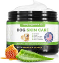 Hot Spot Treatment for Dogs - Pet Wound Care, Healing Ointment for Pets Itchy Skin Relief, Dry Skin Treatment, Natural Allergy Relief, Dog Paw Balm + Manuka Honey, Aloe Vera, Vitamin E (4 Oz.)